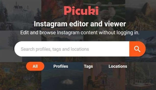 Picuki: Anonymous Instagram Editor and Viewer